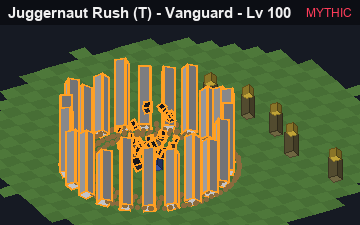 Juggernaut Rush, the Mythic form of Juggernaut Rush: animated preview