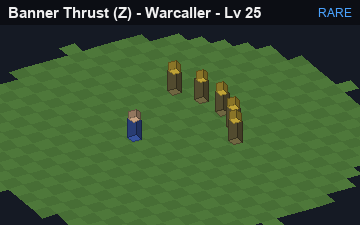 Banner Thrust (Banner Thrust at Rare, level 25): animated preview of its visuals