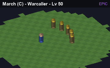 March (March at Epic, level 50): animated preview of its visuals