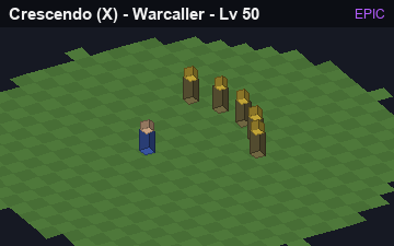 Crescendo (Crescendo at Epic, level 50): animated preview of its visuals