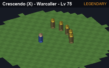 Crescendo (Crescendo at Legendary, level 75): animated preview of its visuals