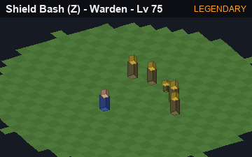 Shield Bash (Shield Bash at Legendary, level 75): animated preview of its visuals