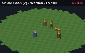 Shield Bash, the Mythic form of Shield Bash: animated preview