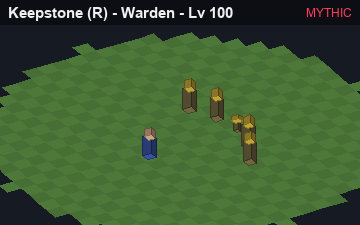 Keepstone, the Mythic form of Bulwark Stone: animated preview