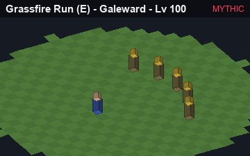 Wildfire Gallop, the Mythic form of Grassfire Run: animated preview