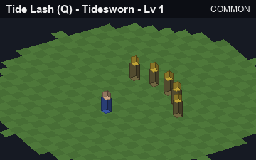 Tide Lash (Tide Lash at Common, level 1): animated preview of its visuals