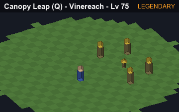 Death from Above (Canopy Leap at Legendary, level 75): animated preview of its visuals